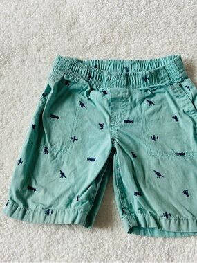Carter's Shorts with Navy Dino & Vehicle Prints